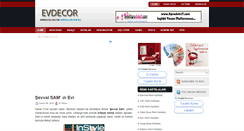 Desktop Screenshot of evdecor.com
